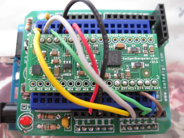 Arduino code for simplified Kalman filter. Using a 5DOF IMU (accelerometer and gyroscope combo)