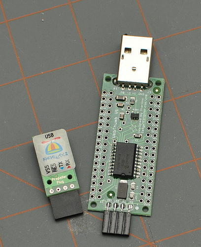 Using USBThumb as a Propeller Programmer  and  as a USB to Serial Converter